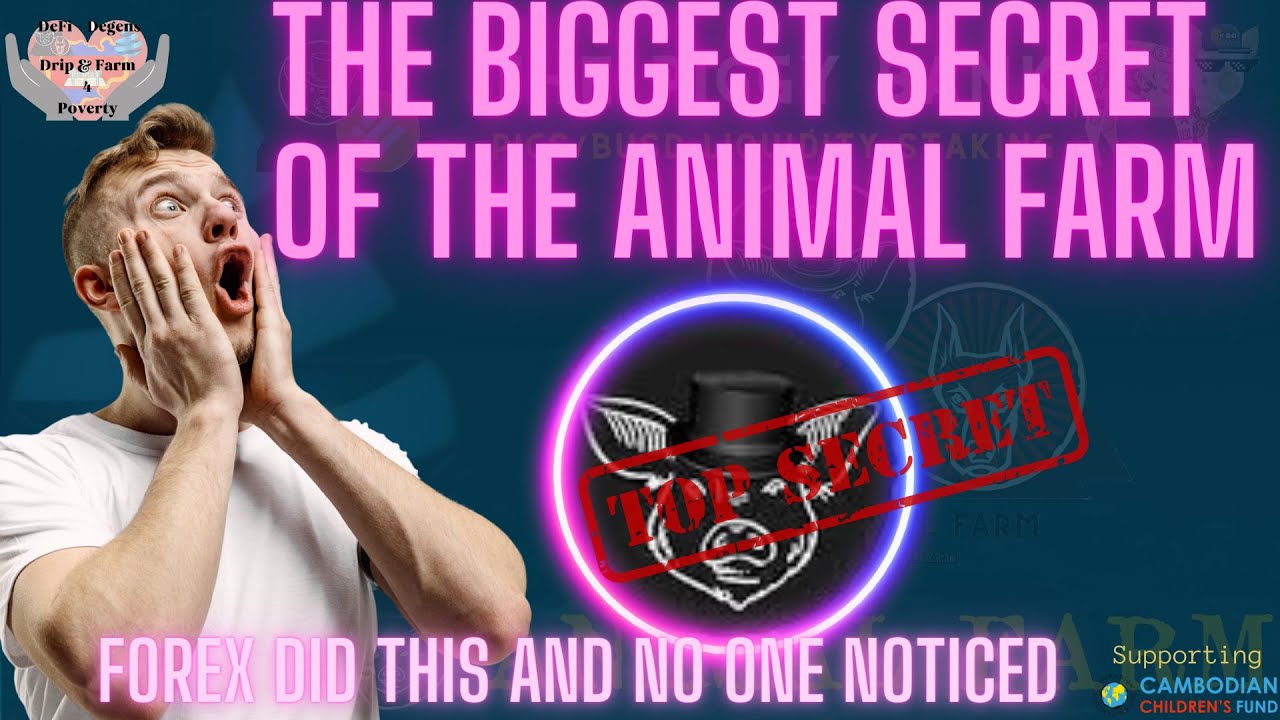 Drip network Animal Farm pig token Forex Shark secret discovered