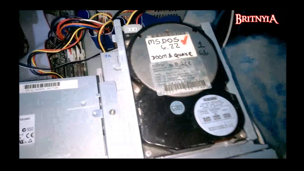 Preparar el HDD para instalar MSDOS desde un disquete de arranque.
