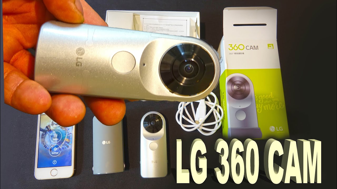 LG 360 CAM - For Android, iOS, Windows, MAC, PC. Unboxing, Set Up, Test.