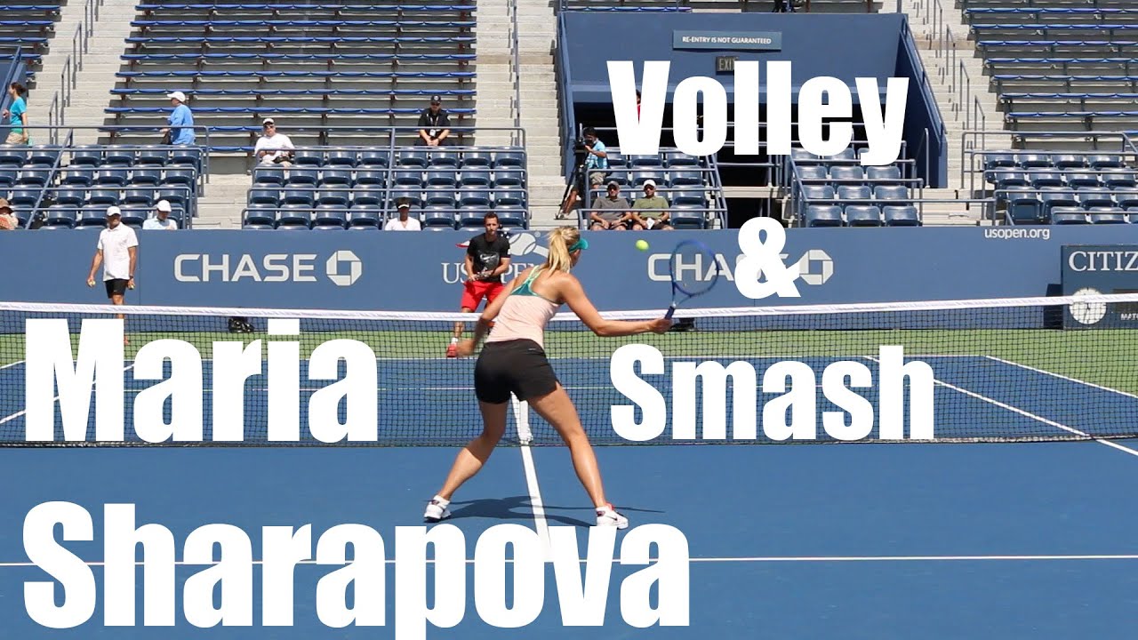 Maria Sharapova Volley & Smash @ US Open 2015