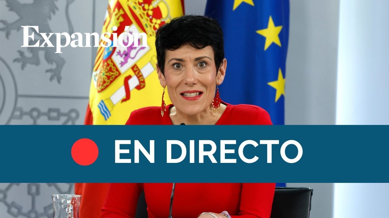 🔴 DIRECTO | Rueda de prensa posterior al Consejo de Ministros