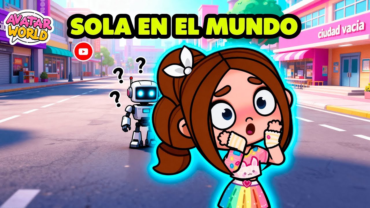 🌎🤖 ¡ME QUEDO SOLA EN EL MUNDO DE AVATAR WORLD! ¿DÓNDE ESTÁ TODO EL MUNDO? 😱