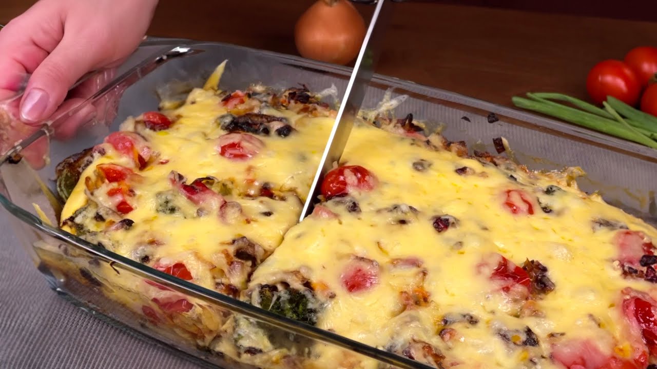 Don't buy pizza with cheese! This casserole will surprise you! in 5 minutes