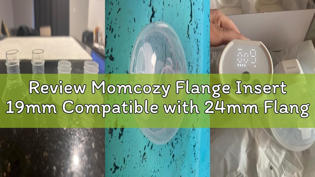 Review Momcozy Flange Insert 19mm Compatible with 24mm Flange/Shield of Most Pumps, Insert for Breas