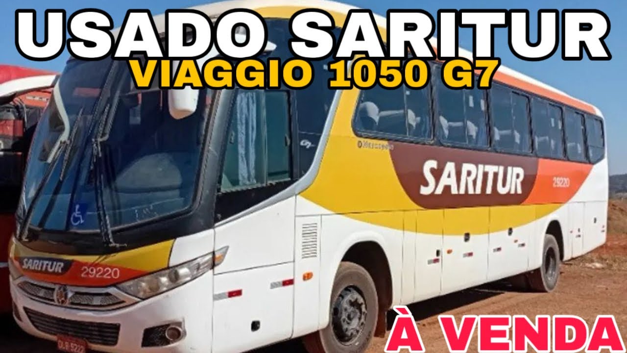 &Ocirc;NIBUS USADO SARITUR - VIAGGIO G7 1050 &Agrave; VENDA B&Aacute;SIC&Atilde;O!