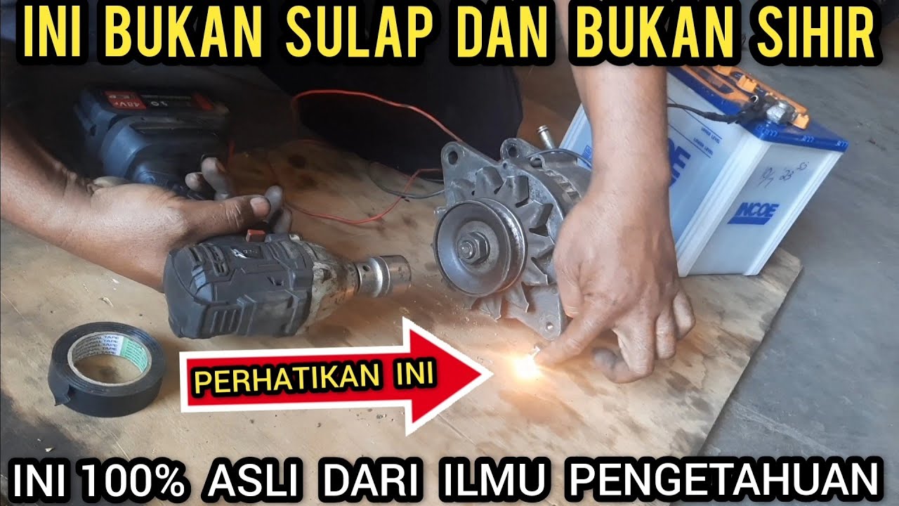 LUAR BIASA‼️pengujian/ tes alternator sebelum dipasang