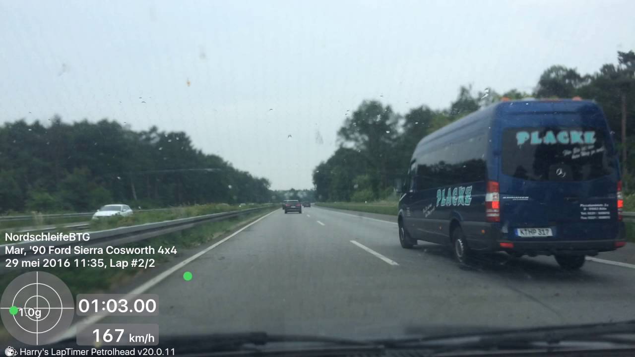 Sierra Cosworth 4x4 on the Autobahn