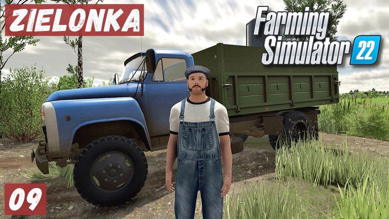 FS 22 - ZIELONKA. Ремонт ТЕХНИКИ.  Собираю ТРАВУ.  Покупка СОЛИ # 09