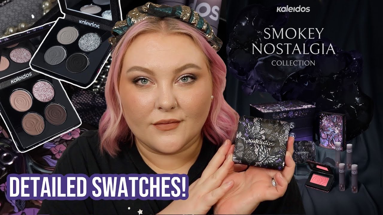 Kaleidos Smokey Nostalgia Collection! Detailed Swatches and First Look! | Lauren Mae Beauty