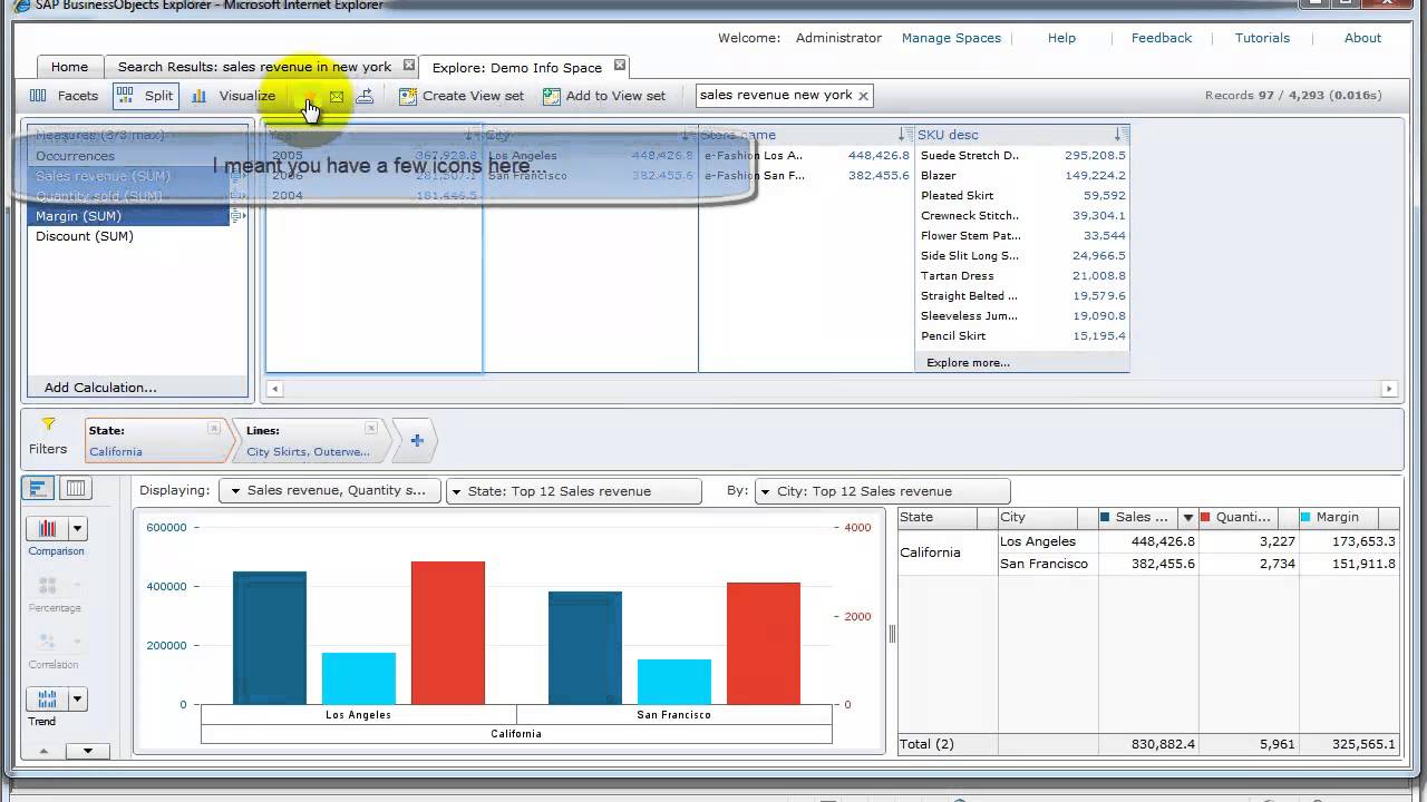 Business Objects Explorer 4.1