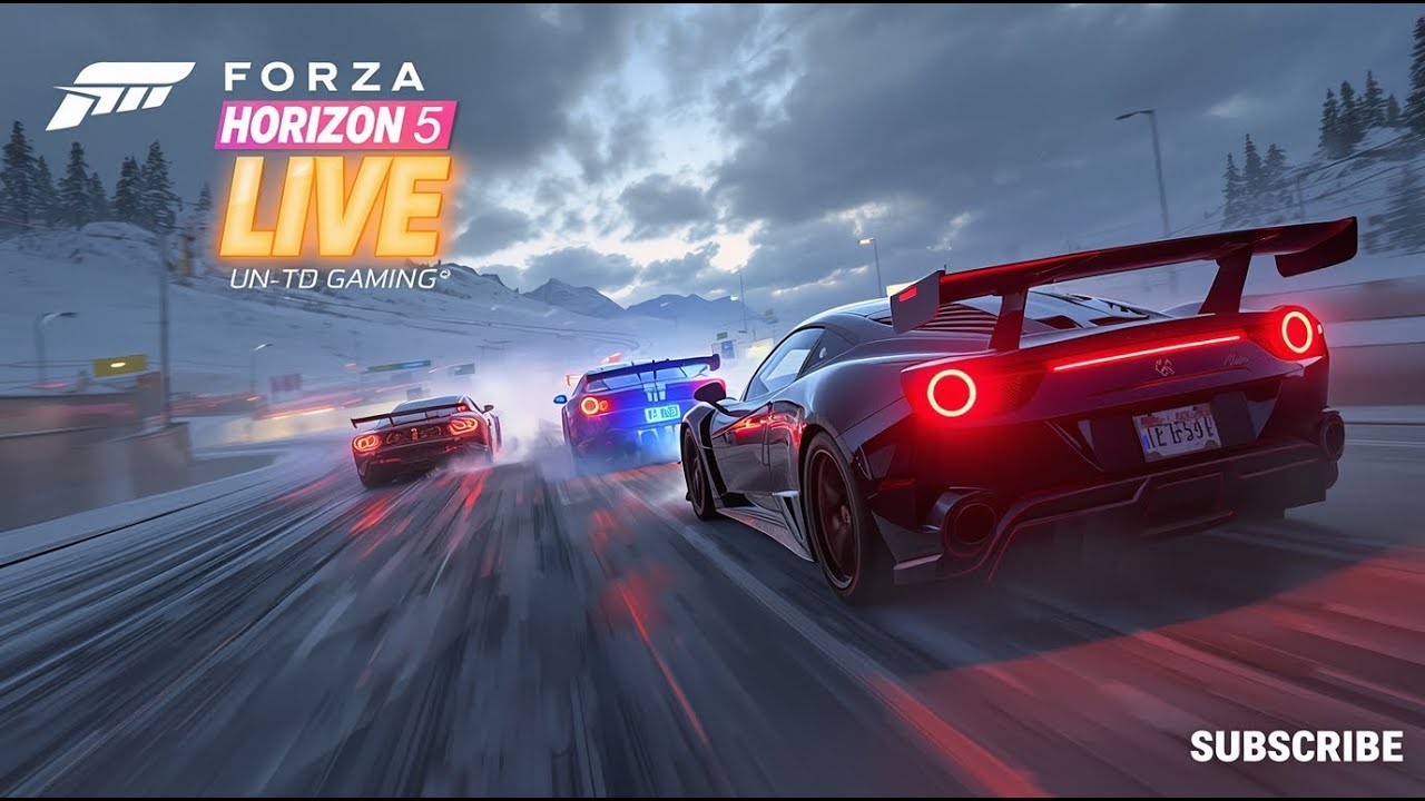 FORZA HORIZON 5 LIVE 🔥 Hidden Horizon Winter Dry Season Weekly Challenges | 4 Friends | UNTD GAMING