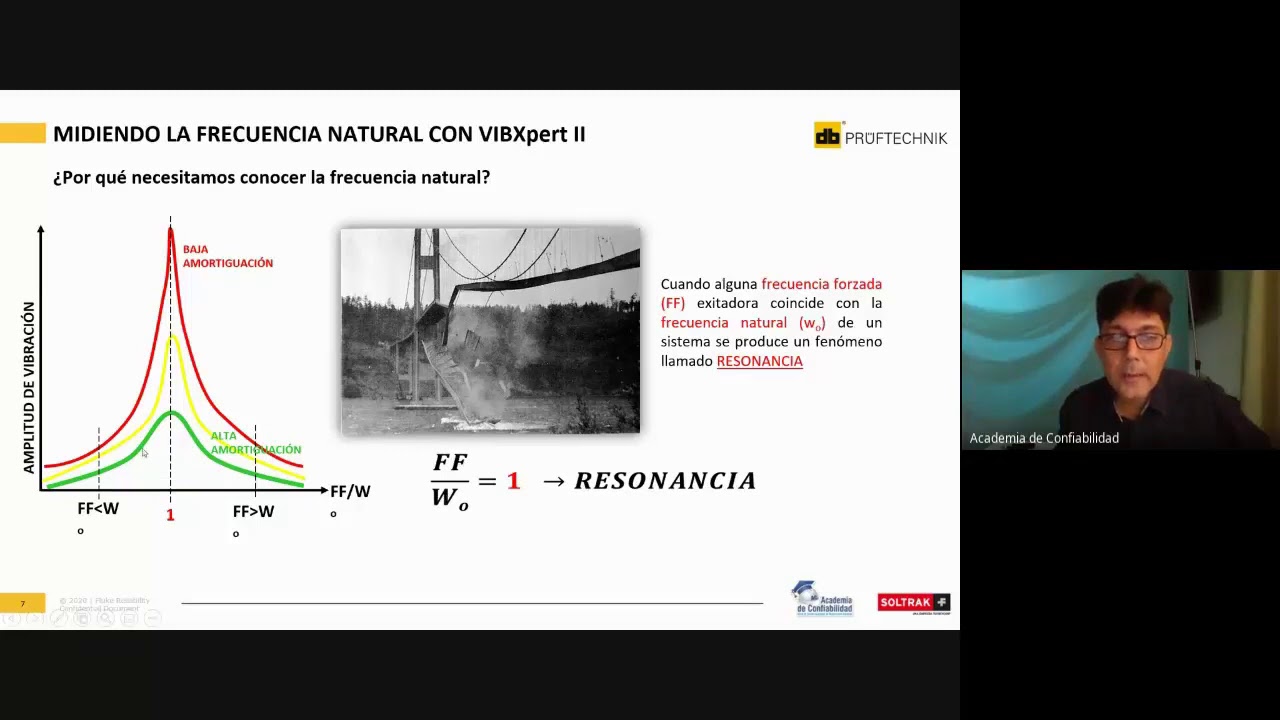 MIDIENDO LA FRECUENCIA NATURAL CON VIBXPERT II