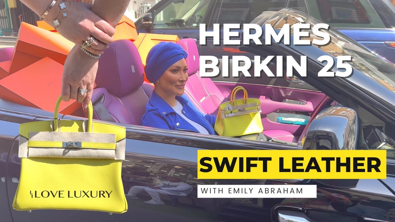 Всё, что вам нужно знать о сумке Hermès Swift Leather | На примере Birkin 25 цвета лайм
