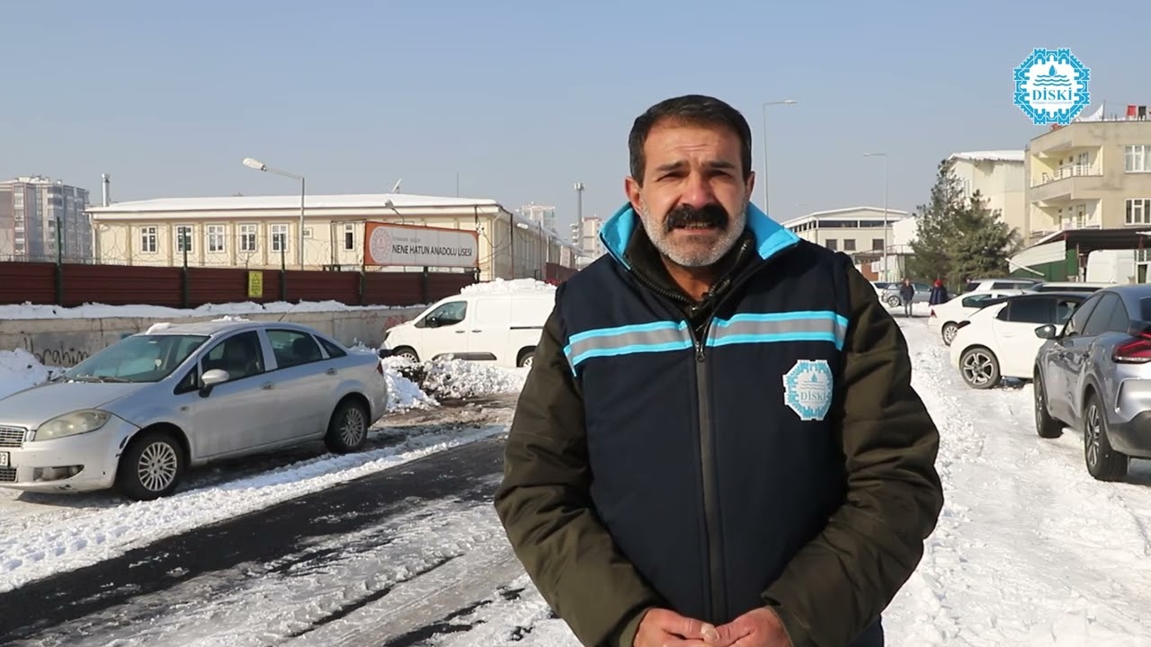 DİSKİ karla mücadele kapsamında kent genelinde sahadaydı
