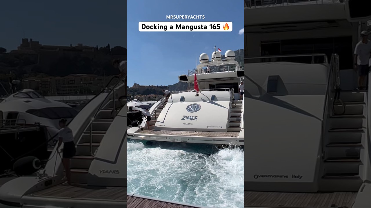 Coming in hot: superyacht Zeus