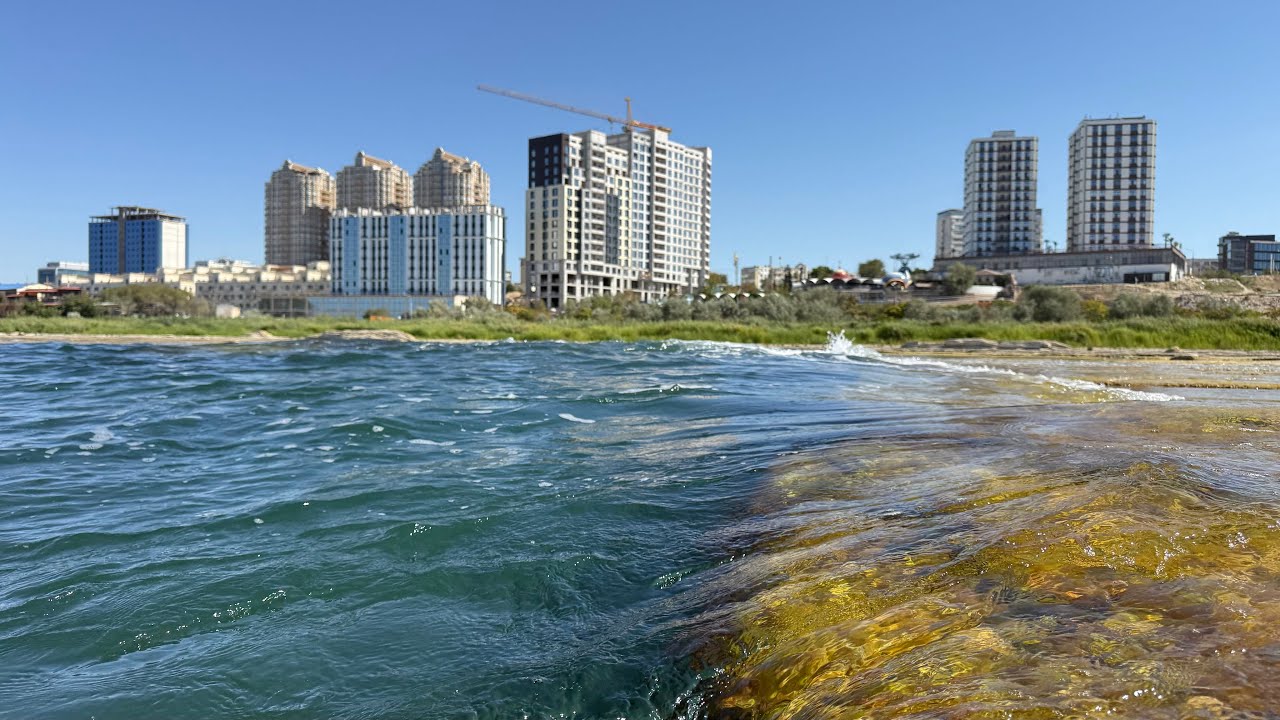 Aktau Caspian Sea, Ақтау Каспий Теңізі.