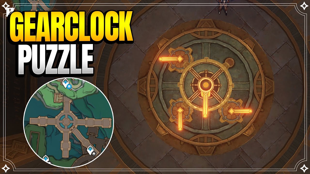 Gear Clock Puzzle at Abandoned Production Zone | World Quests & Puzzles |【Genshin Impact】
