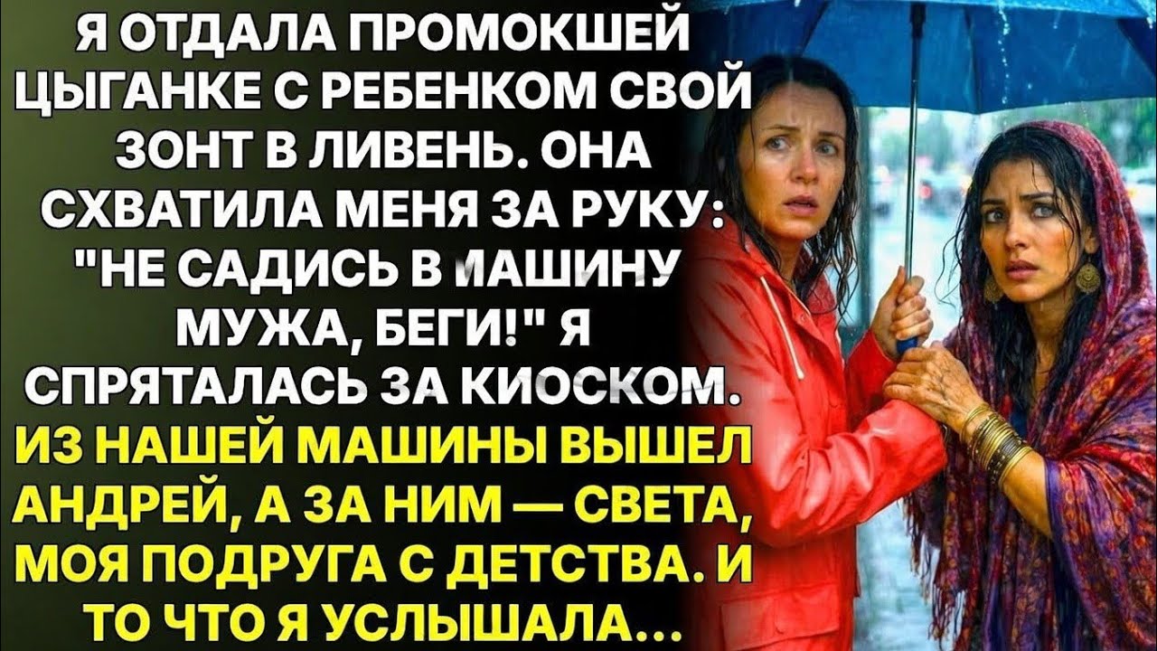 Не садись в эту машину, прошептала цыганка. Через минуту я увидела за рулём своего мужа, а рядом...