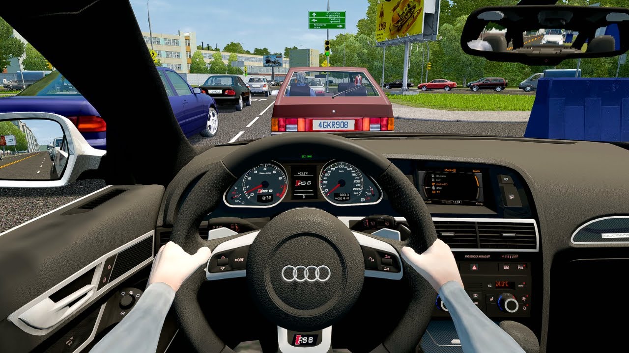 City Car Driving | Audi RS6 C6 2010
