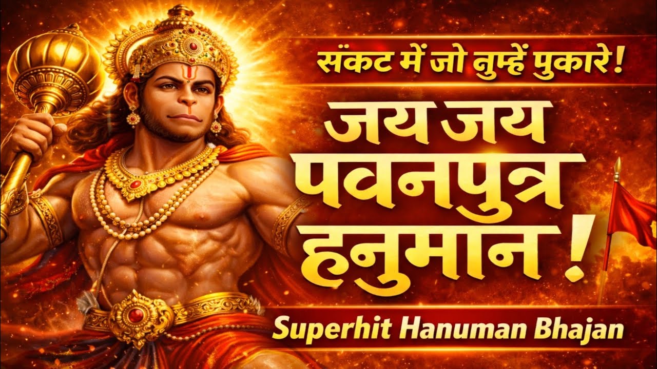 संकट में जो तुम्हें पुकारे करते हो कल्याण | जय जय पवनपुत्र हनुमान | Powerful Hanuman Bhajan 2026