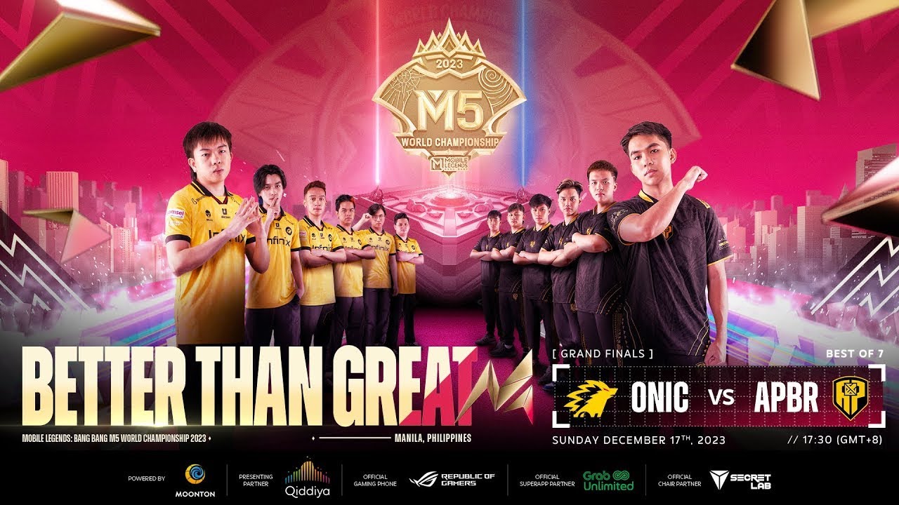 M5 World Championship GRAND FINALS : ONIC Esports vs AP.Bren