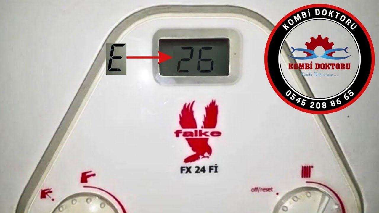 Baymak Falke Kombi E 26 arıza kodu nedir? | Baymak kombi arıza kodları