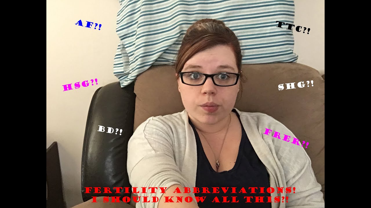 Fertility Abbreviations!! I should know this?!?!