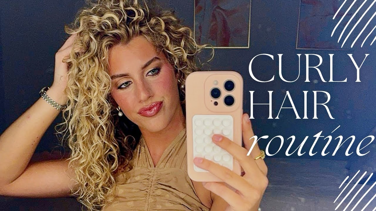 CURLY HAIR ROUTINE!!!