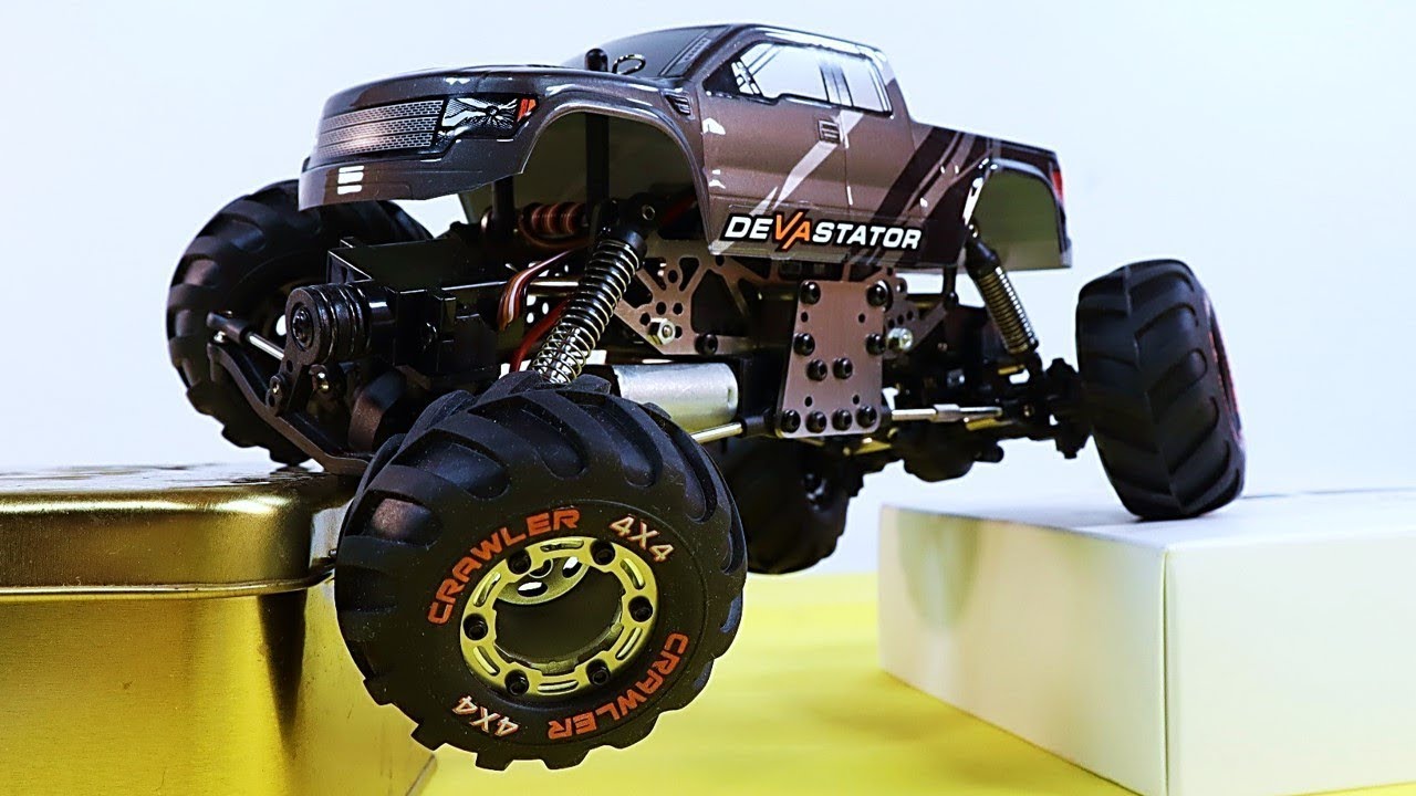 1:24 Scale Mini Rock Crawler, WORLD'S BEST? | HBX 2098B Devastator RC Crawler