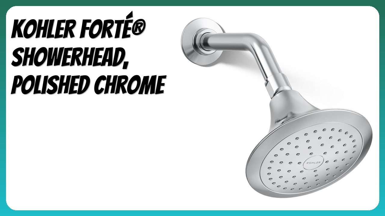 REVIEW (2026): Kohler Forté® Showerhead, Polished Chrome. Features