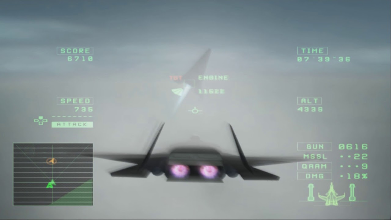 Ace Combat 5: Arkbird Bugmove