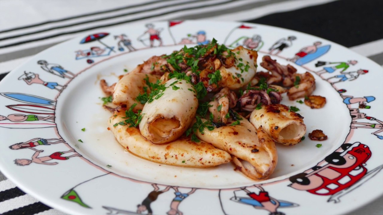 Les chipirons à la plancha !