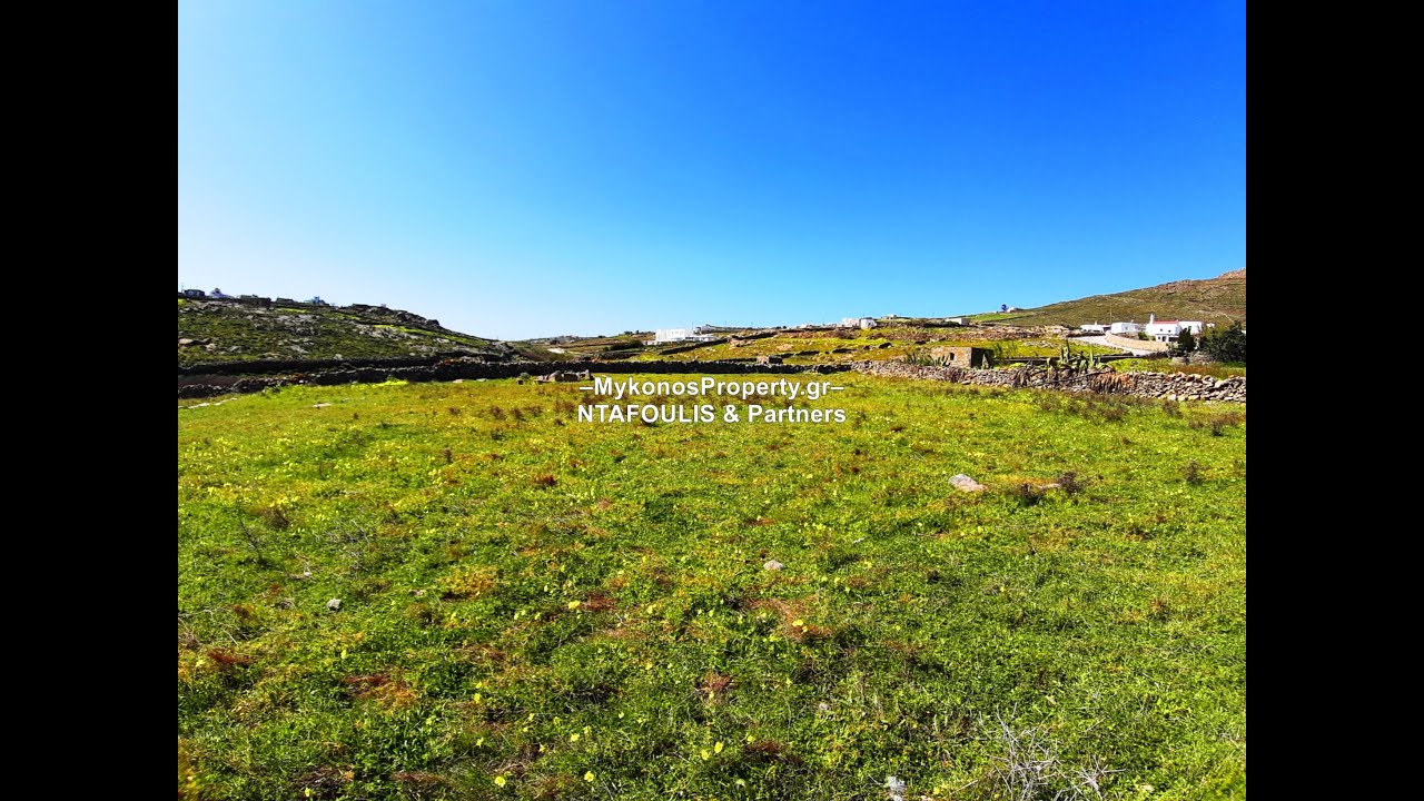 Mykonos real estate - For sale plot 4.800 sq.m in Kantounia