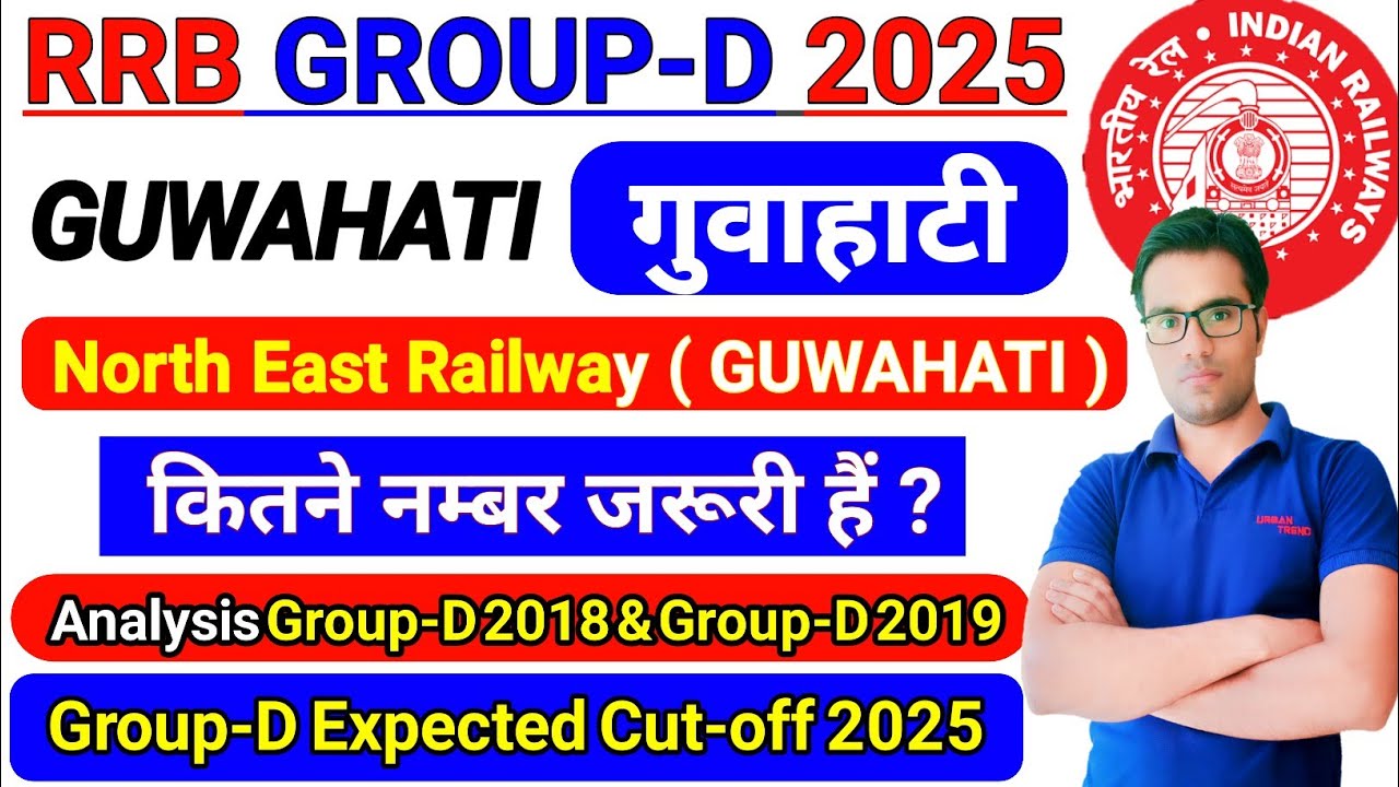 RRB Guwahati Railway Group D Cut OFF | RRC Guwahati Cut off | RRB Group D Cut off 2025