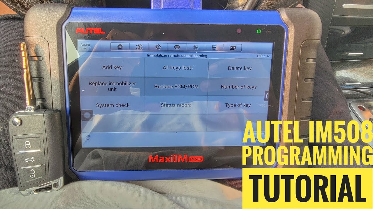 AUTEL IM508 ACURA HONDA KEY PROGRAMMING TUTORIAL #honda #acura #autel #keyprogramming#keyfob