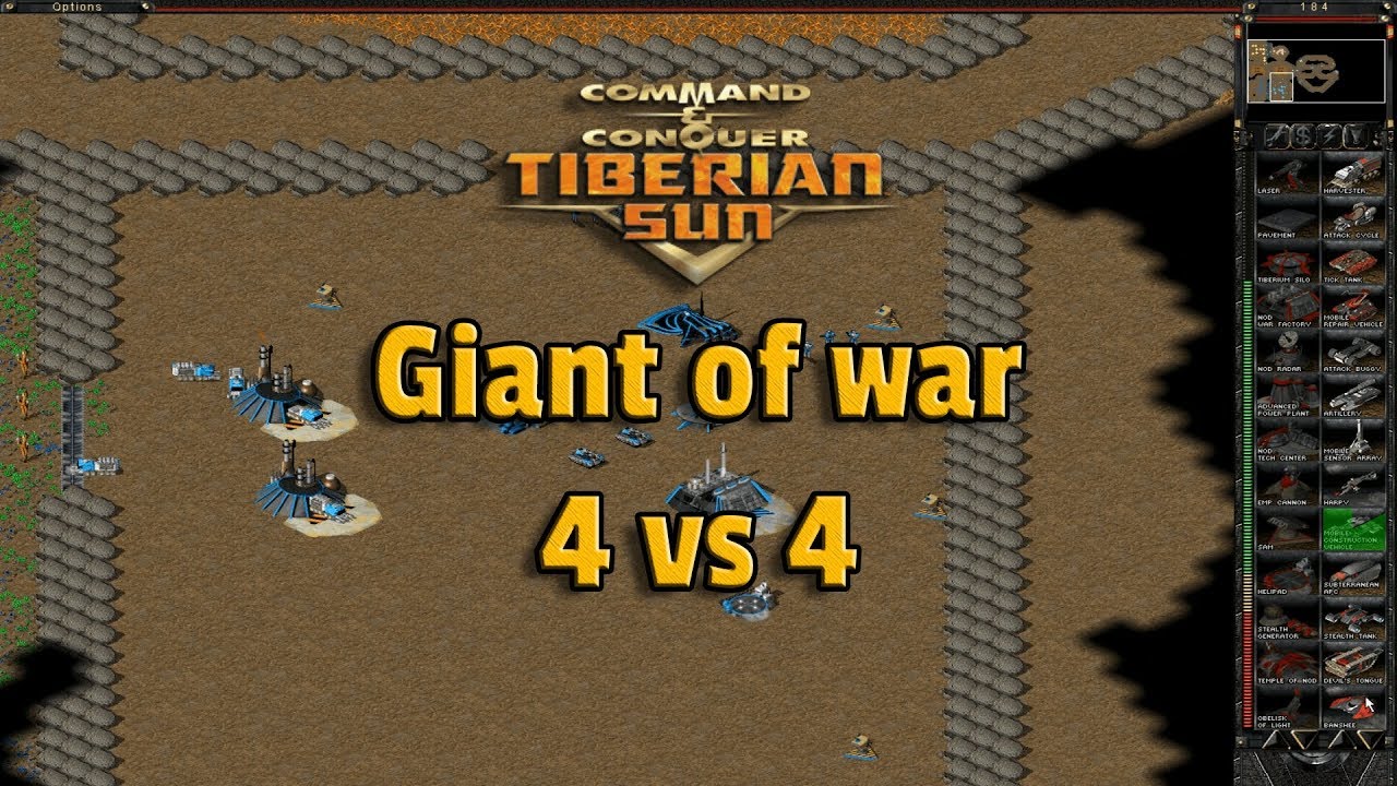 Tiberian Sun Online - 4 vs 4 Giant of War