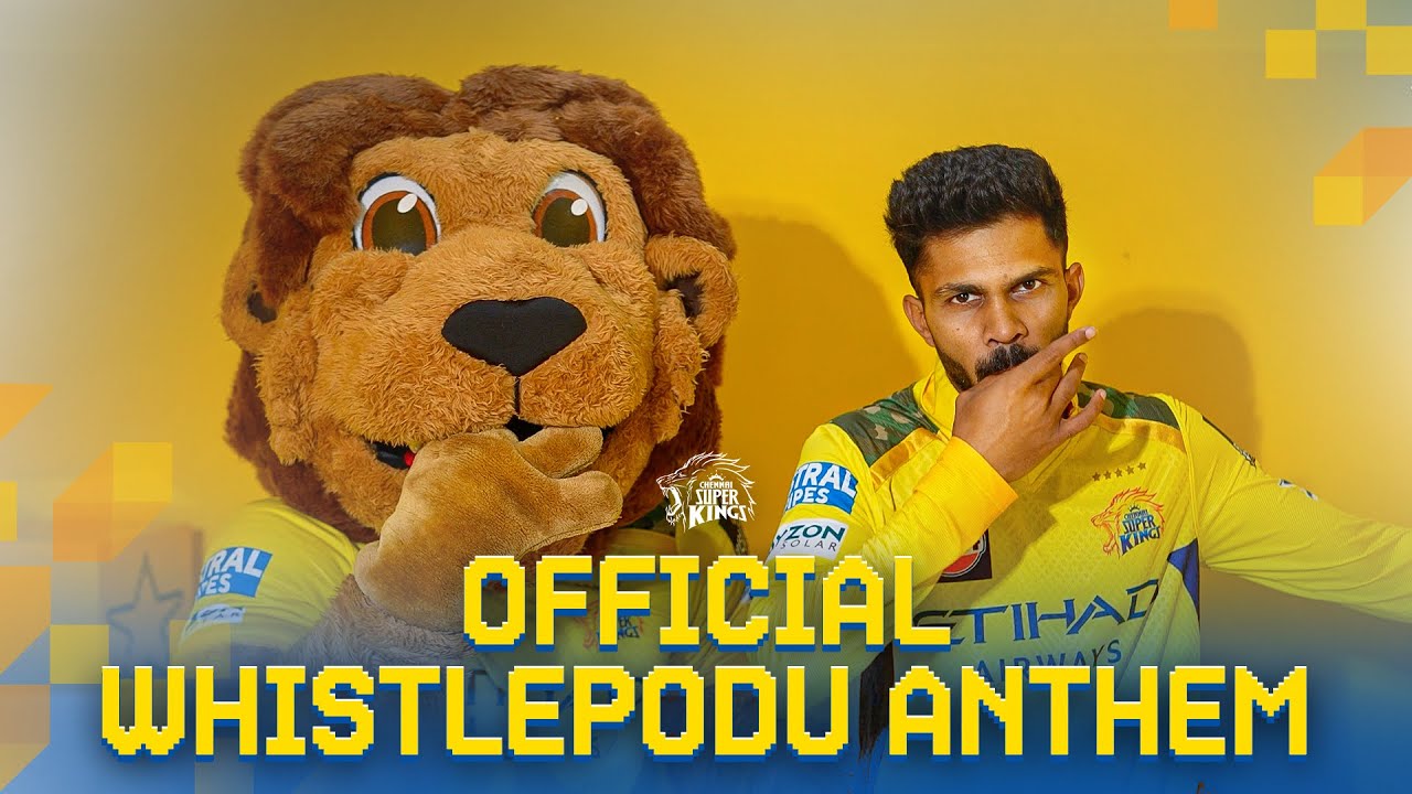 Official WhistlePodu Anthem | IPL 2025 | Chennai Super Kings