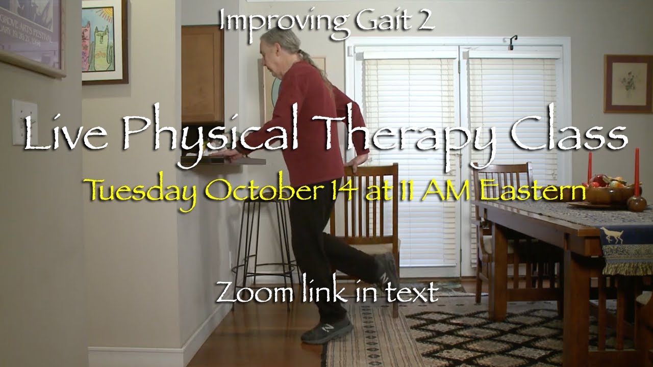Live Physical Therapy Class 5, Improving Gait 2, with Ralph Preston