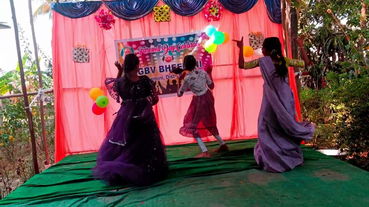Farewell day celebrations in our school 