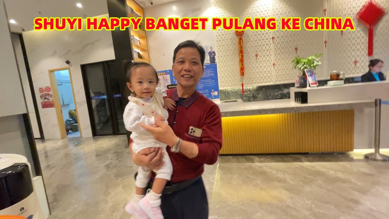 SHUYI & SHUFEI PERTAMA KALI NAIK PESAWAT PULANG KE CHINA | SERU2AN DI BANDARA NAIK BUGGY CAR