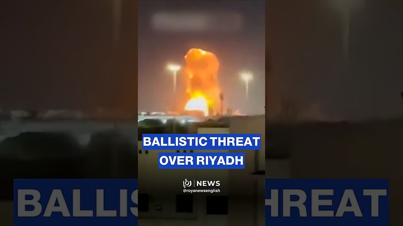 Huge explosions in Riyadh as authorities intercept attacks