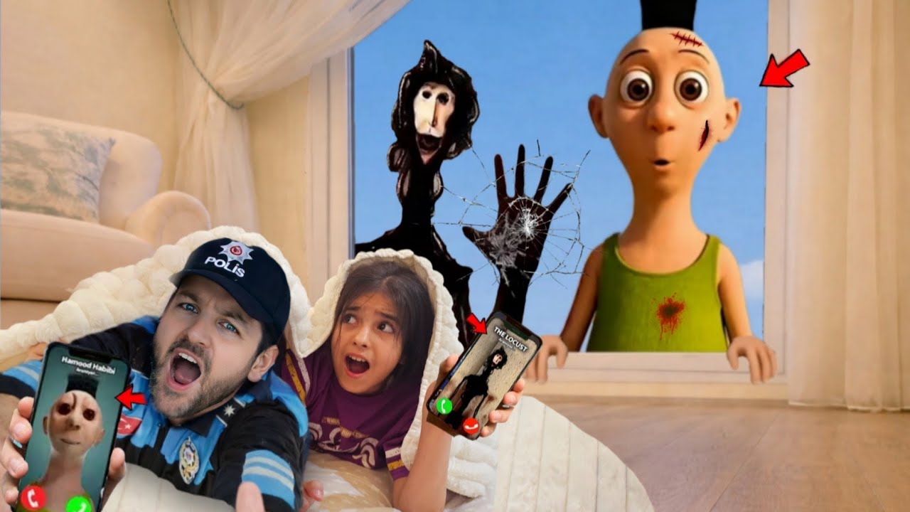 THE LOCUST ve HAMOOD HABİBİ GERÇEK HAYATTA BİZİM EVE GİZLİCE GELDİ KAMERAYA YAKALANDI