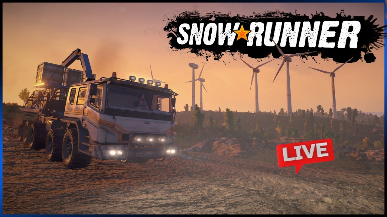O Retorno do AGROBOY! Snowrunner Mapa Bosques - PXN V99 - LIVE!