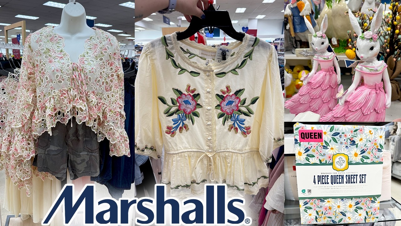 🌷 MARSHALLS NEW SPRING 2026 FINDS 💖 ROMANTIC FASHION | HOME TEXTILES & EASTER DECOR DEALS