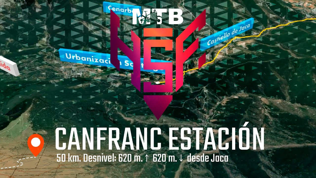 MTB Canfranc Estación por el Camino de Santiago desde Jaca