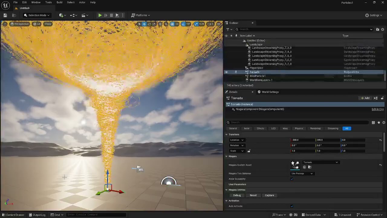 Particle System Draft (Wind-based Particles)