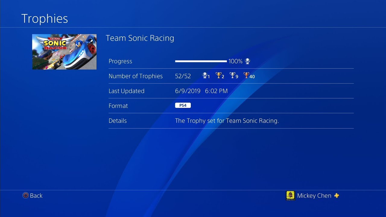 Platinum #96 | Team Sonic Racing
