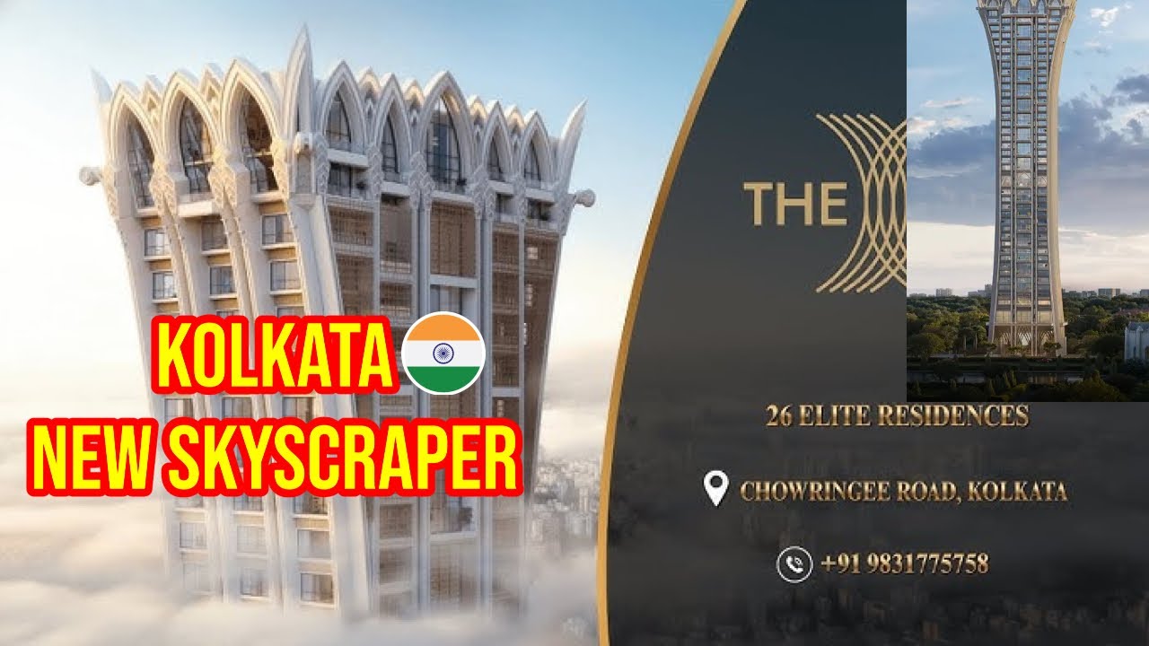 Aclove CURVE : New Skyscraper of KOLKATA🇮🇳Upcoming Skycrapers ofKolkata #westbengal #kolkata #invest
