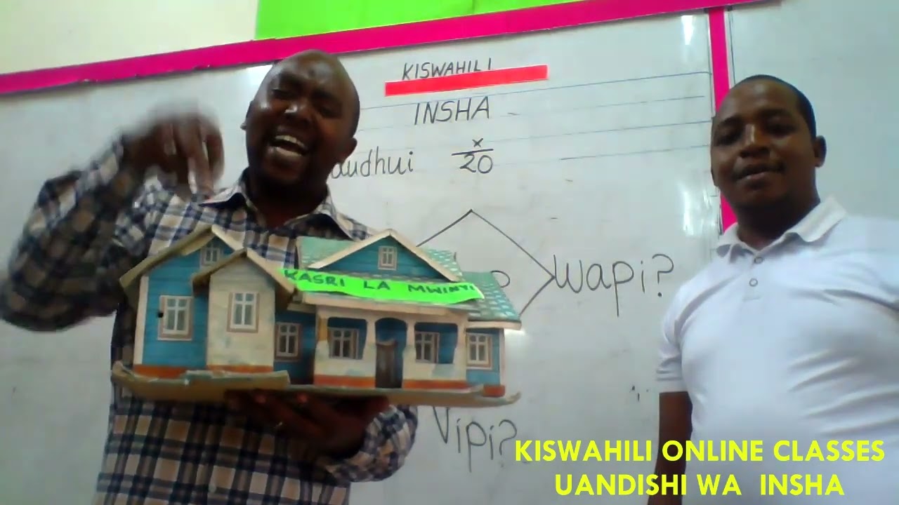 KCPE : UBASHIRI WA INSHA
