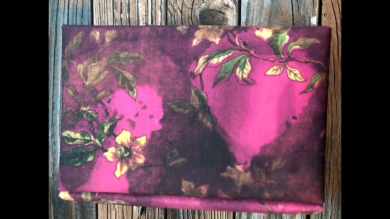 LIVE! Free Class. Let's print on fabric & make a junk journal cover!